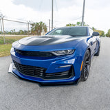 2019-2024 Chevy Camaro SS Unpainted Front Bumper Turn Signal Matte Black Lip