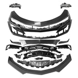 2019-2024 Chevy Camaro SS Unpainted Front Bumper Turn Signal Matte Black Lip