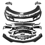 2019-2024 Chevy Camaro SS Unpainted Front Bumper Turn Signal Gloss Black Lip