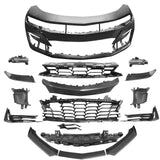 2019-2024 Chevy Camaro SS Front Bumper Turn Signal DRL Matte Black Lip