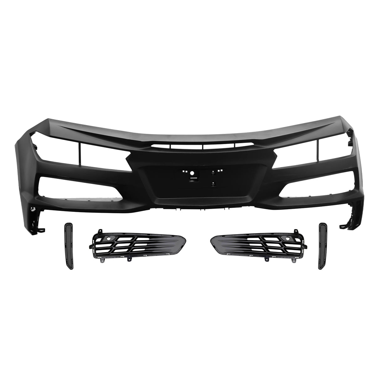 2020-2026 Chevy Corvette C8 Z06 Style Rear Bumper Cover W/ Grilles PP