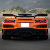 Rear Bumper Lip + Exhaust Tips + Grille for Chevy Corvette C8 2020-2026