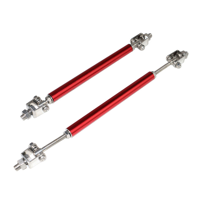 2013-2020 Nissan 370Z 2DR Amuse Front Lip Red Strut Rods Aluminum