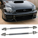 2014-2020 BMW F32 F33 F36 Front Bumper Lip PU + Splitter+ Gunmetal Rod