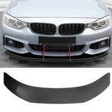 2014-2020 BMW F32 F33 F36 Front Bumper Lip + Splitter + Red Strut Rods