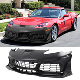 Front Bumper Cover for Chevy Corvette C6 06-13 C7 ZR1 Style Conversion