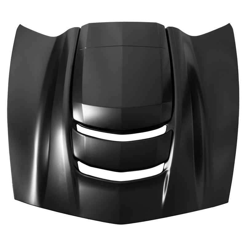 2014-2019 Chevy Corvette C7 ZR1 Style Hood Scoop Vent Black Aluminum