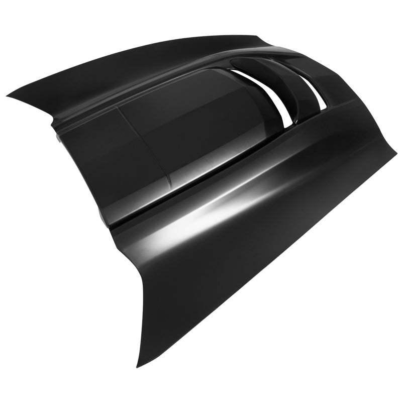 2014-2019 Chevy Corvette C7 ZR1 Style Hood Scoop Vent Black Aluminum