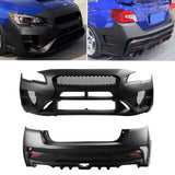 2015-2021 Subaru WRX STI Front + Rear Bumper Cover Varis Conversion with Lip