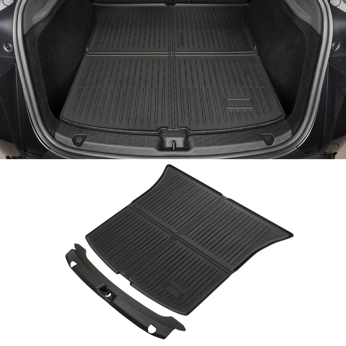 2026 Tesla Model Y Juniper 5-Seat Rear Bumper Protector+Trunk Mats TPE