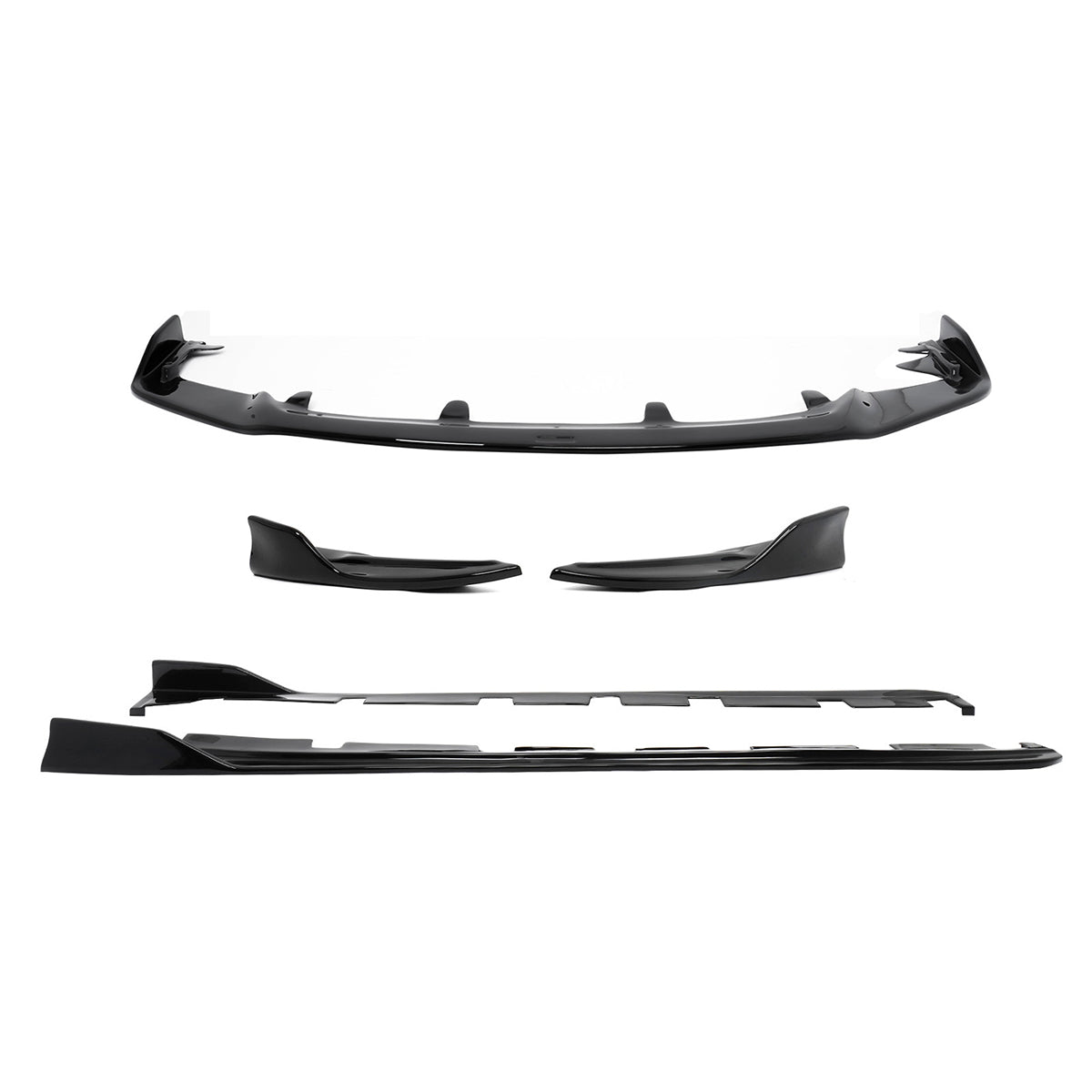 2017-2020 Lexus IS AR Style Gloss Black Lip& Rear Aprons& Side Skirts