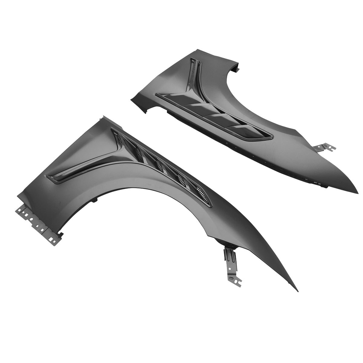 2024-2026 Mustang GTD Style Front Bumper Cover + Hood + Fender (Matte Lip)