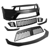 2024-2026 Mustang GTD Style Front Bumper Cover + Hood + Fender (Gloss Lip)