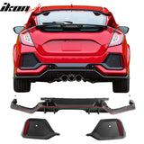 2017-2021 Honda Civic Hatchback Type R Rear Bumper Cover Garnish PP