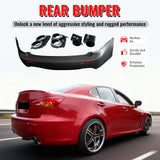 2006-2013 Lexus IS250 IS F Style Rear Bumper Cover W/O PDC W/Muffler