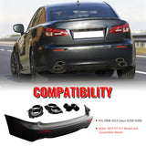 2006-2013 Lexus IS250 IS F Style Rear Bumper Cover W/O PDC W/Muffler
