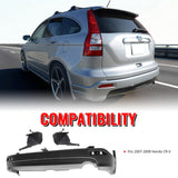 2007-2009 Honda CR-V CRV MD Style Rear Bumper Cover & Side Bracket PP