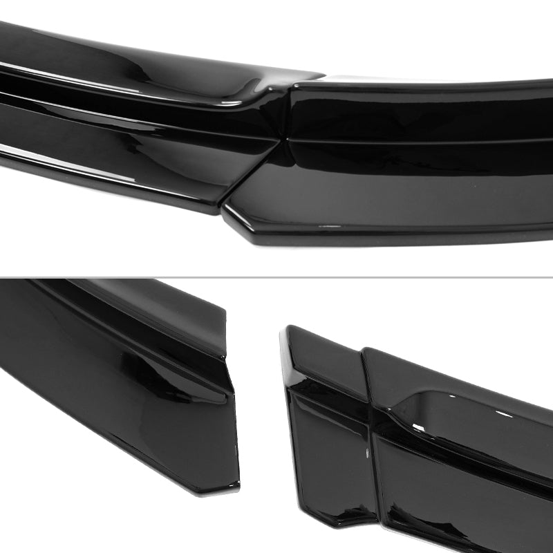 2017-2023 Tesla Model 3 V4 3PCS Front Bumper Lip w/ Winglets ABS