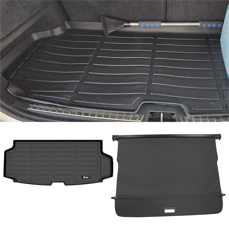 2016-2026 Volvo XC90 3D Trunk Mat Cargo Liner + Cargo Cover TPE