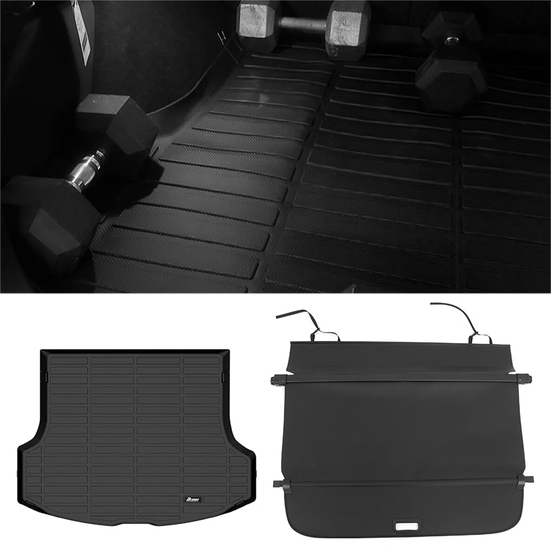 2023-2026 Lexus RX 3D Trunk Mat Cargo Liner + Cargo Cover TPE