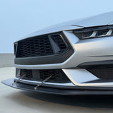2024-2026 Mustang Ecoboost& GT Front Splitter w/ Stainless Steel Rods