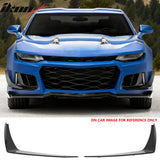2019-2024 Chevy Camaro ZL1 Style Front Bumper Cover Gloss Black Canard