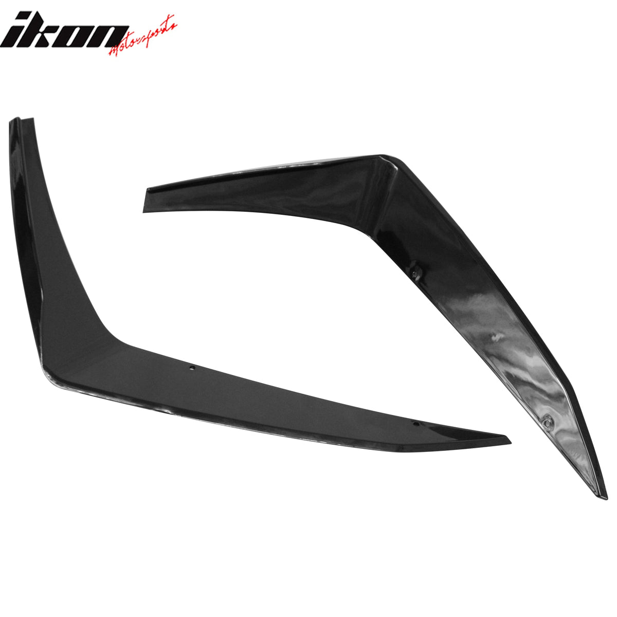 2019-2024 Chevy Camaro ZL1 Style Front Bumper Cover Gloss Black Canard