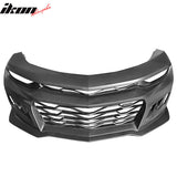 2019-2024 Chevy Camaro ZL1 Style Front Bumper Cover Gloss Black Canard