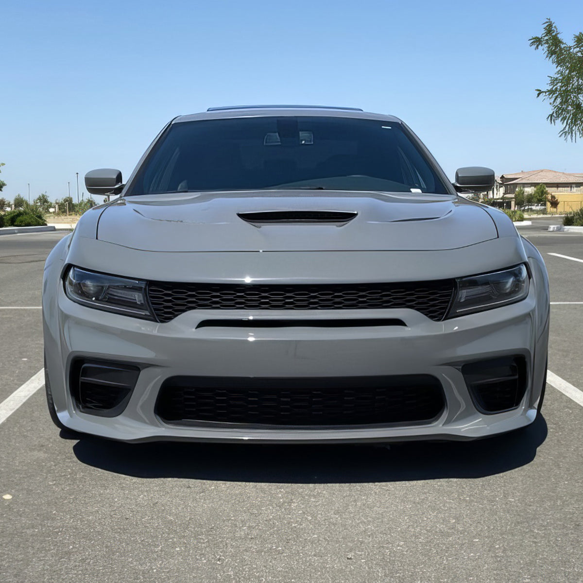 15-23 Dodge Charger Front & Rear Bumper Cover w/ Fender Flare/Diffuser