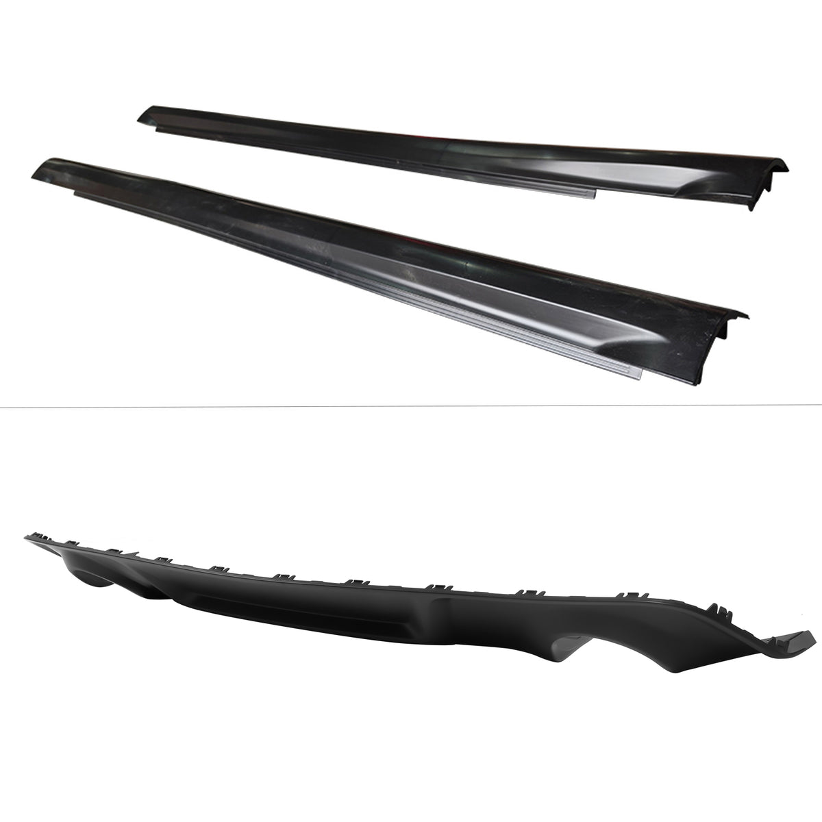 15-23 Dodge Charger Front & Rear Bumper Cover w/ Fender Flare/Diffuser