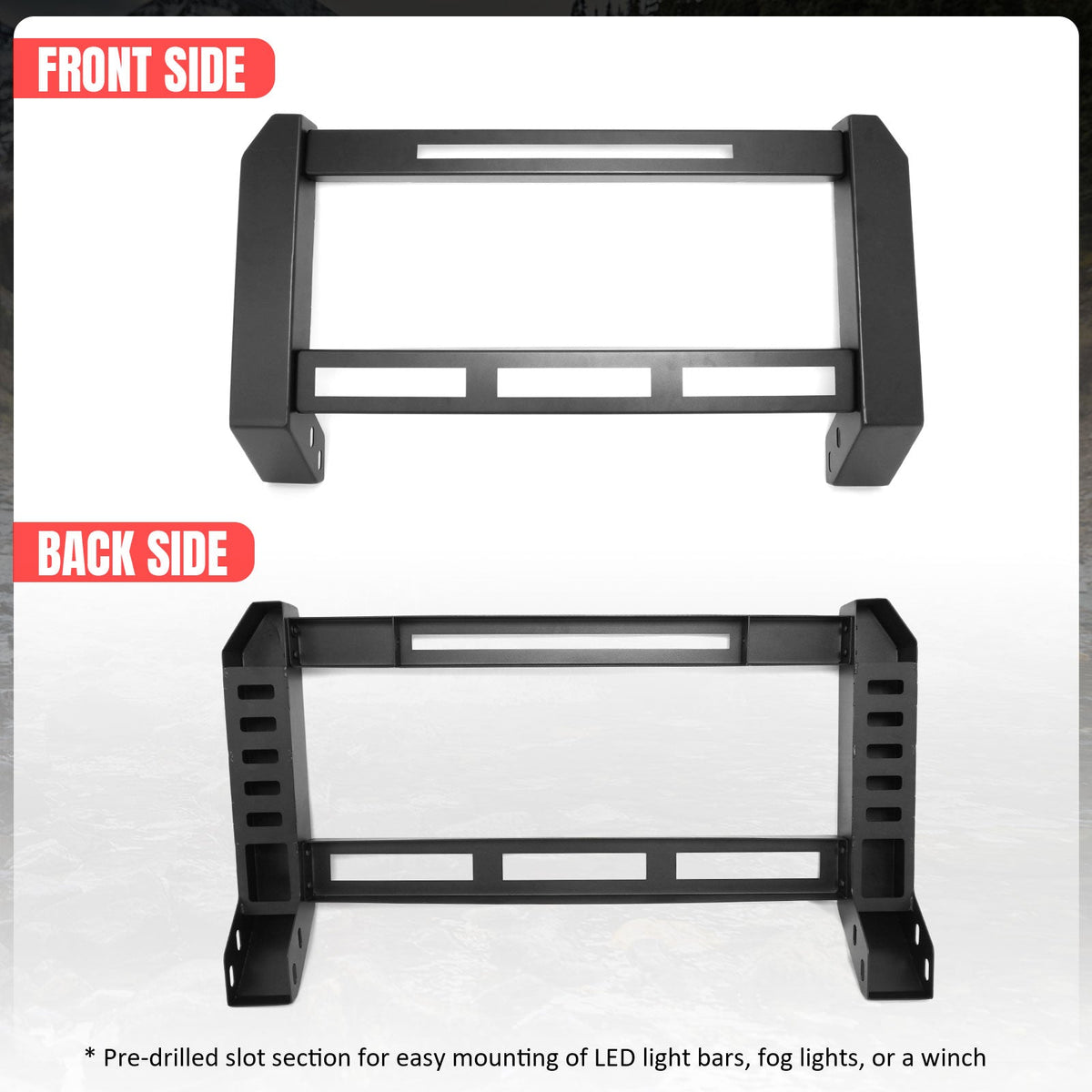 2007-2019 Chevy Silverado & GMC Sierra 1500 Bumper Grille Guard
