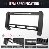 2007-2019 Chevy Silverado & GMC Sierra 1500 Bumper Grille Guard W/LED