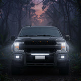 2015-2020 Ford F-150 Bull Bar Front Brush Bumper Grille Guard W/LED