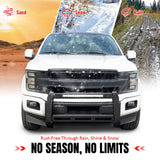 2015-2020 Ford F-150 Bull Bar Front Brush Bumper Grille Guard W/LED