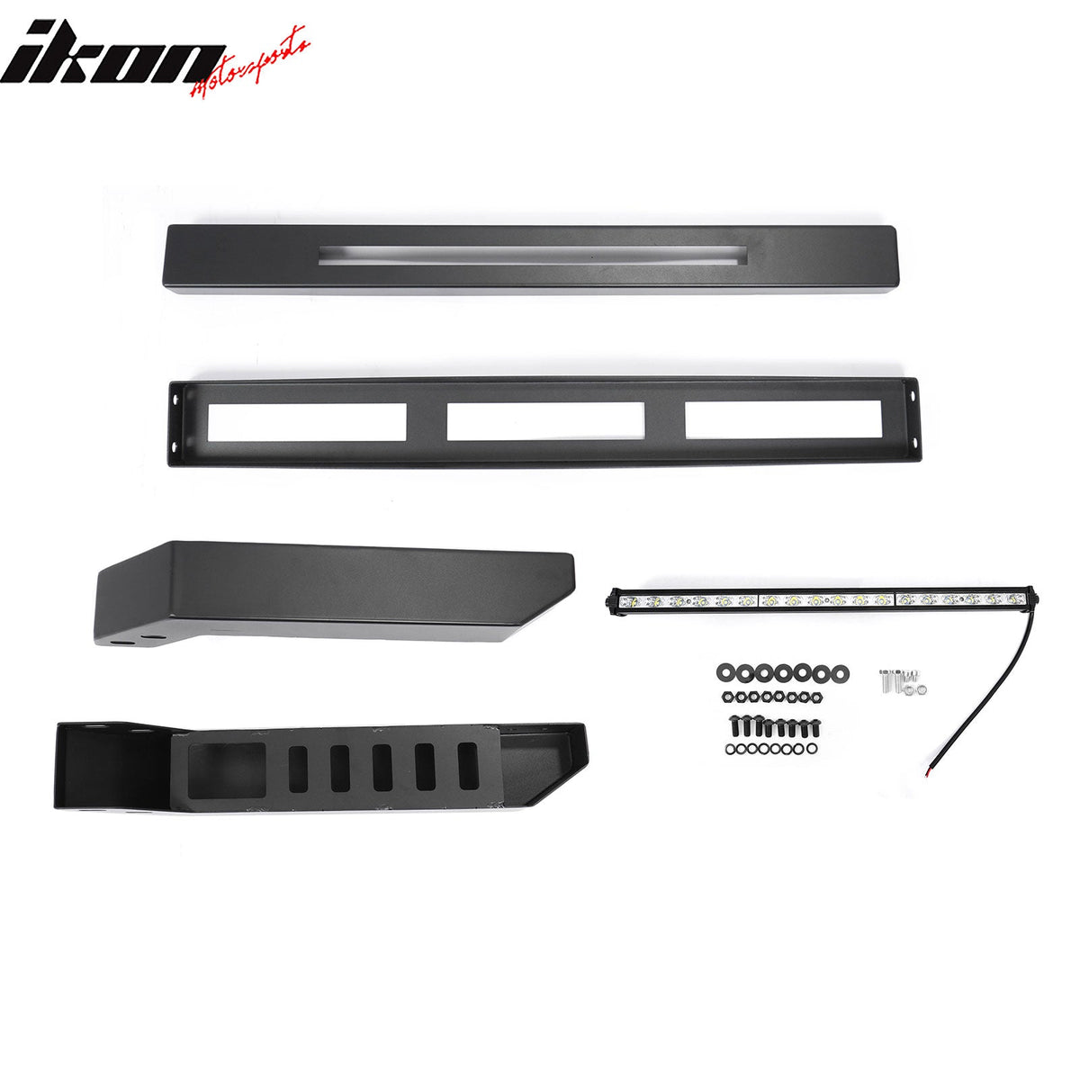 2015-2020 Ford F-150 Bull Bar Front Brush Bumper Grille Guard W/LED