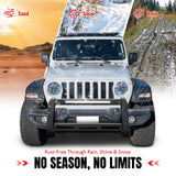 2018-2025 Jeep Wrangler JL & 2020-2025 Gladiator JT Grille Guard W/LED