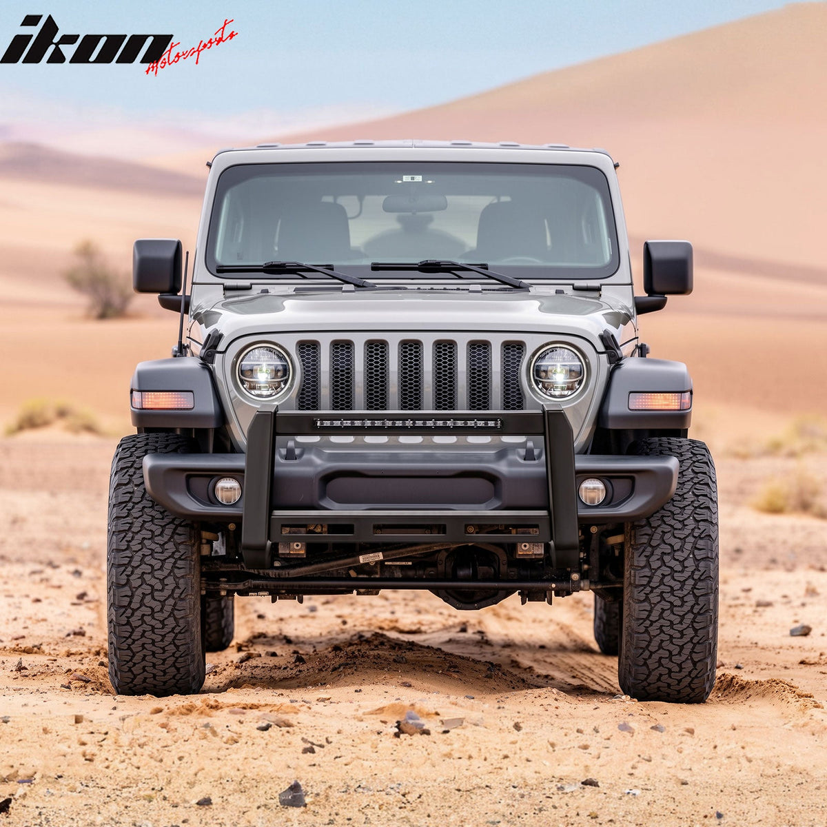 2018-2025 Jeep Wrangler JL & 2020-2025 Gladiator JT Grille Guard W/LED