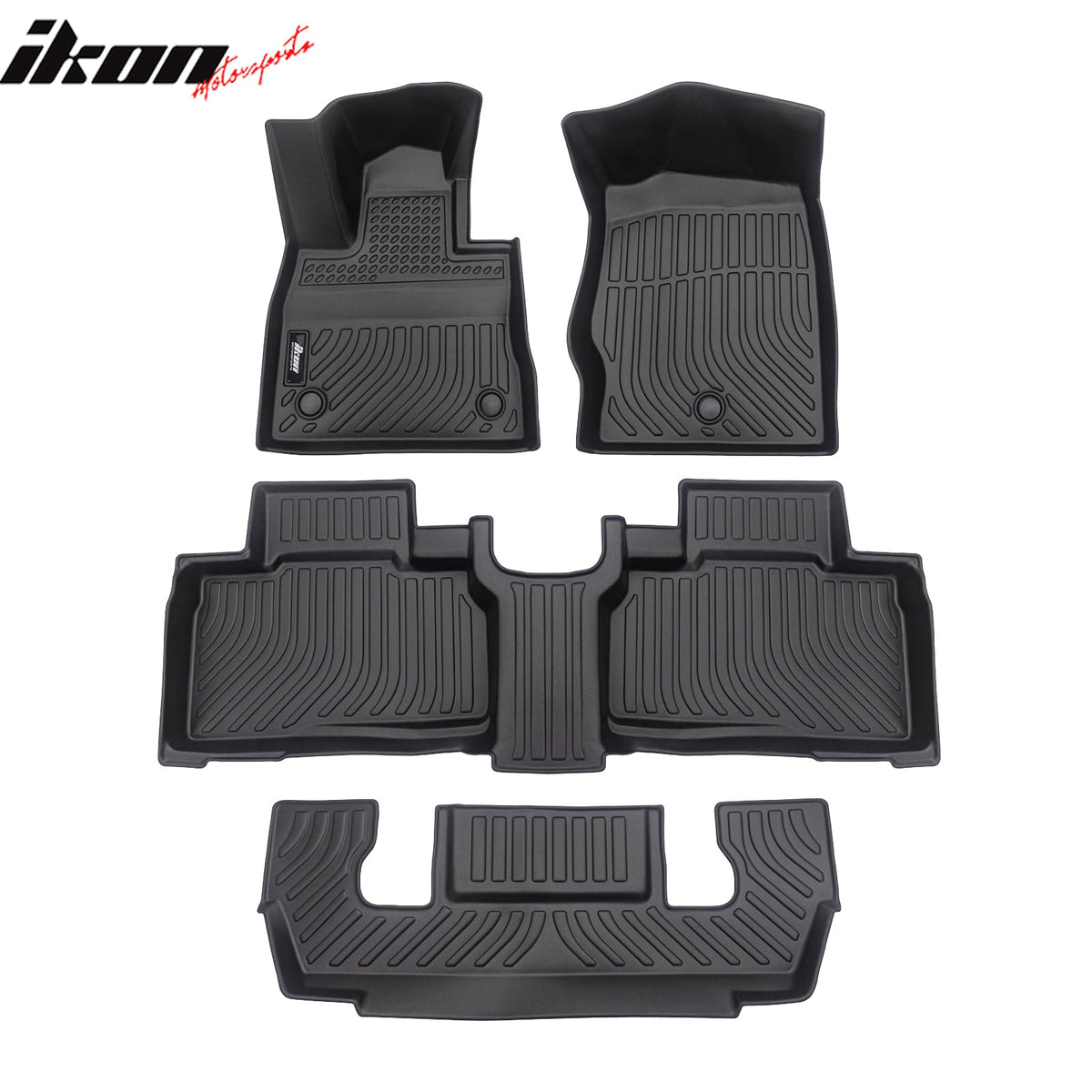 2020-2021 Ford Explorer 6 Seats TPE Floor Mats Liner+ Trunk Mat w/ Backrest Mat