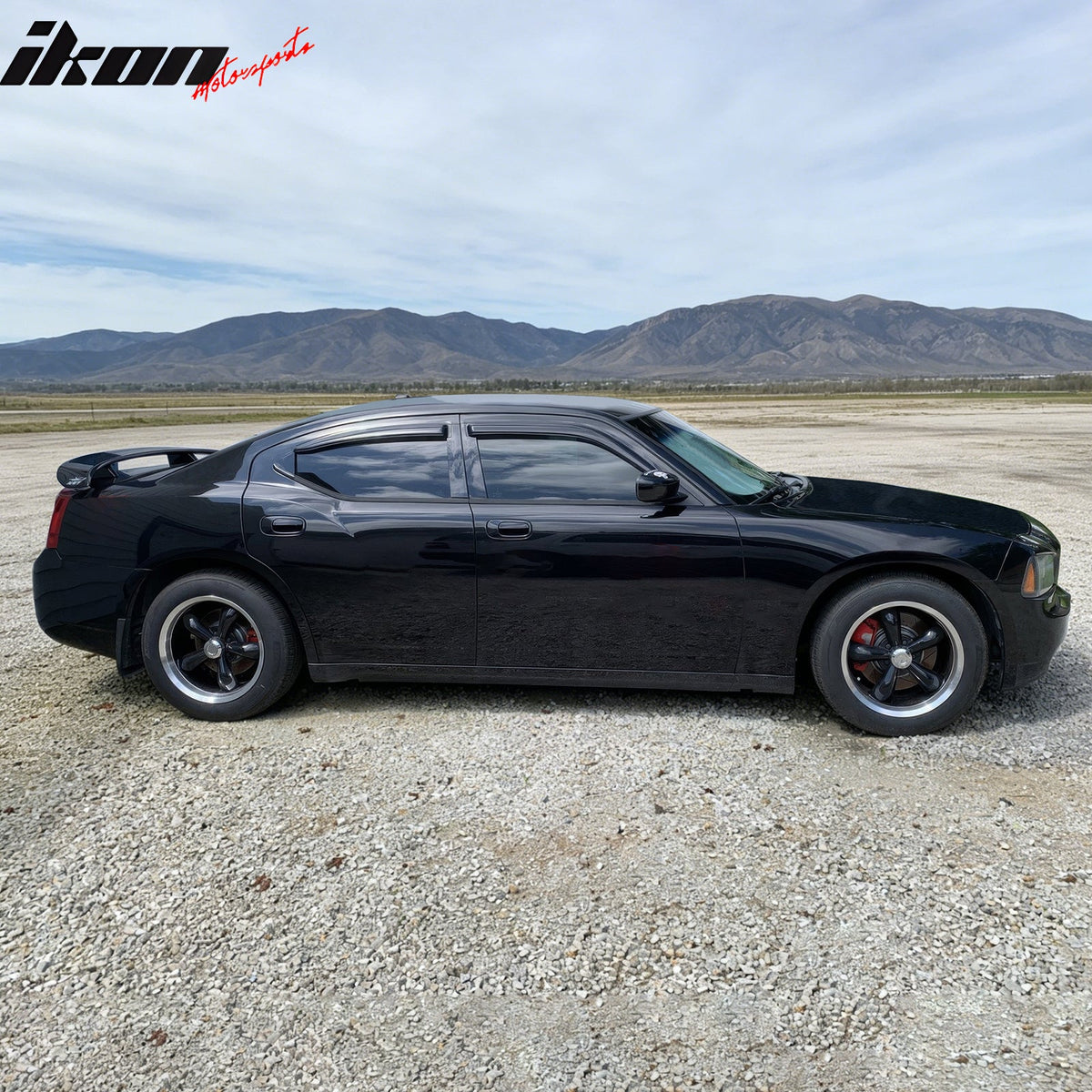 2006-2010 Dodge Charger RWD TPE All Weather Floor Mat + Trunk Mat + Backrest Mats + Window Visors