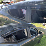 2006-2010 Dodge Charger RWD TPE All Weather Floor Mat + Trunk Mat + Backrest Mats + Window Visors
