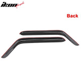 2007–2018 Jeep Wrangler JK 2DR 3D Molded Floor Mat Carpet TPE + Window Visors