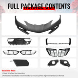 2020-2026 Chevrolet Corvette C8 Z51 Stingray OE Style PP Front Bumper Cover