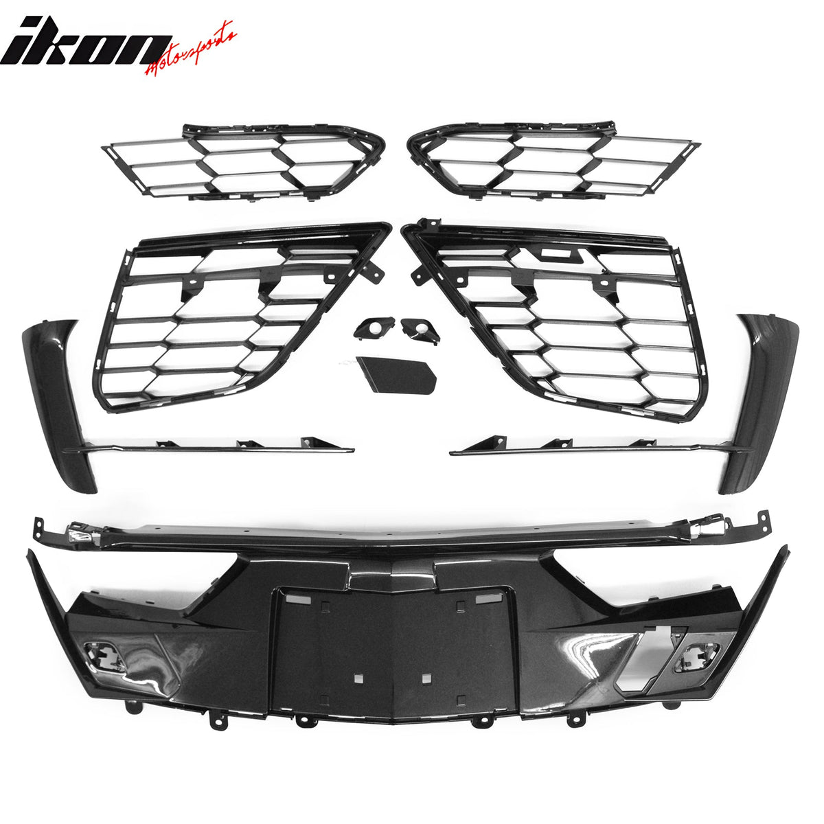 2020-2026 Chevrolet Corvette C8 Z51 Stingray OE Style PP Front Bumper Cover + Z51 Style Lip