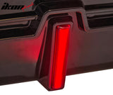 2022-2026 BMW 2-Series G42 M Sport IKON Style Rear Diffuser W/ Aprons Gloss Black PP