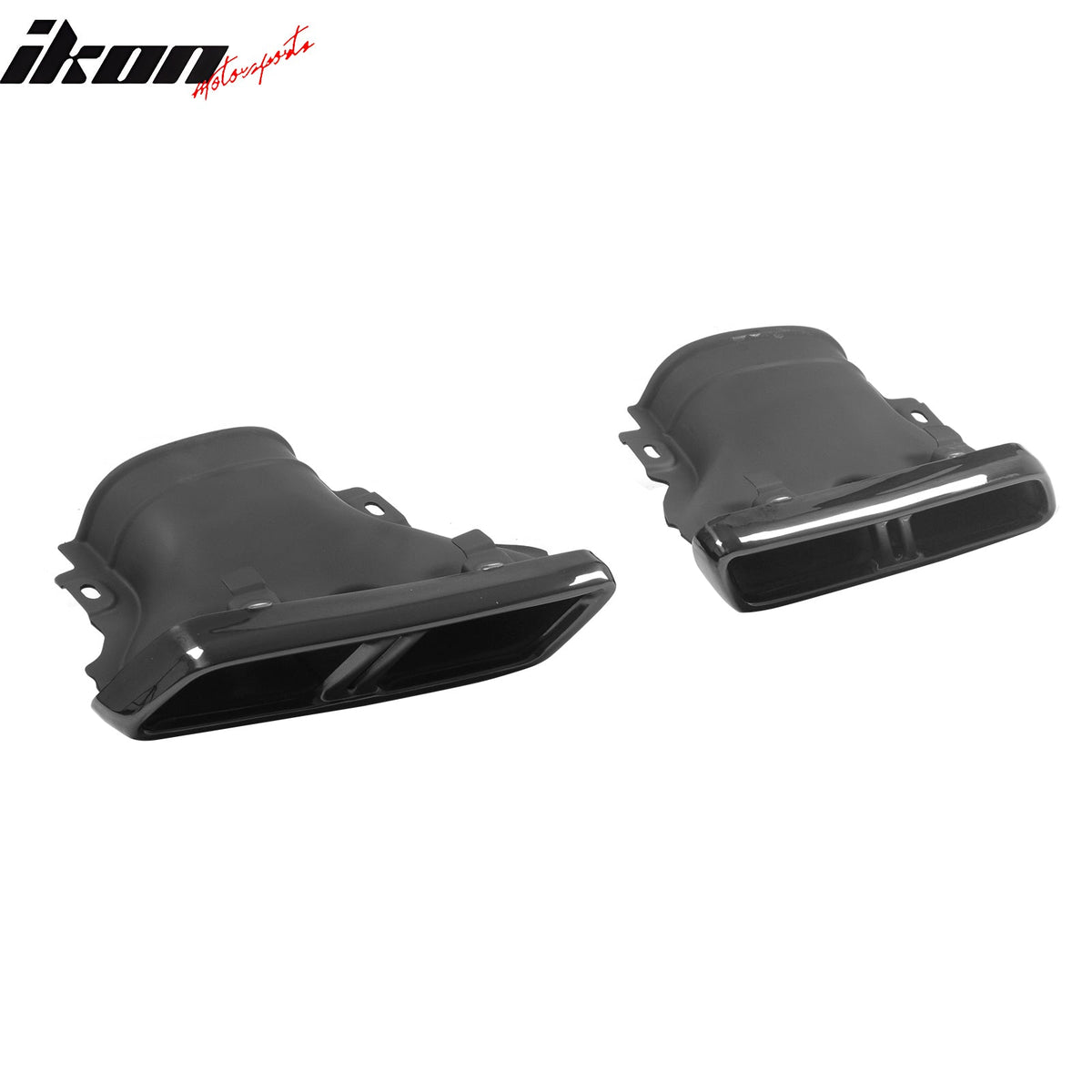 2017-2023 Benz E-Class W213 S213 E63 Style Carbon Fiber Print Rear Diffuser PP + Exhaust Tips