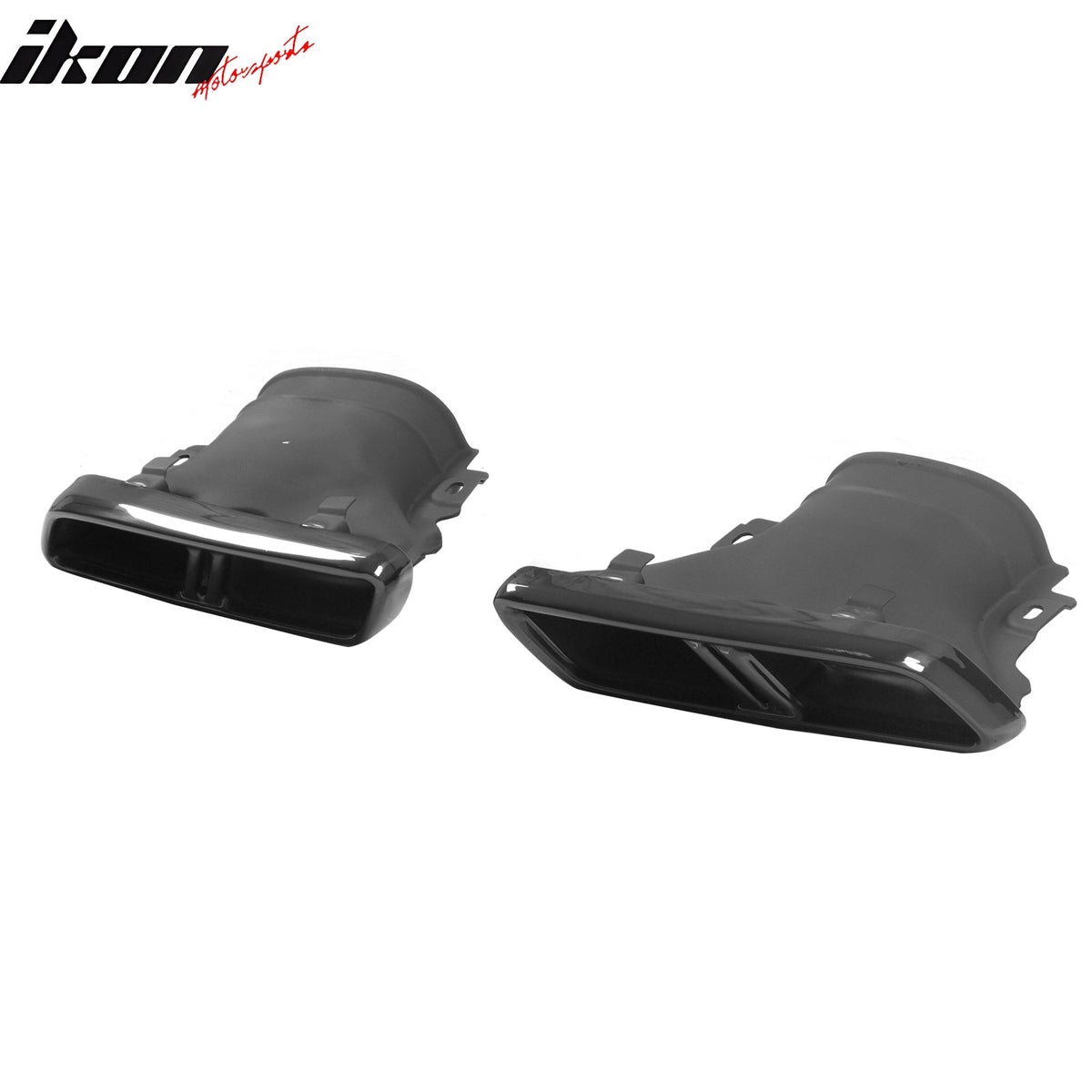 2017-2023 Benz E-Class W213 S213 E63 Style Carbon Fiber Print Rear Diffuser PP + Exhaust Tips