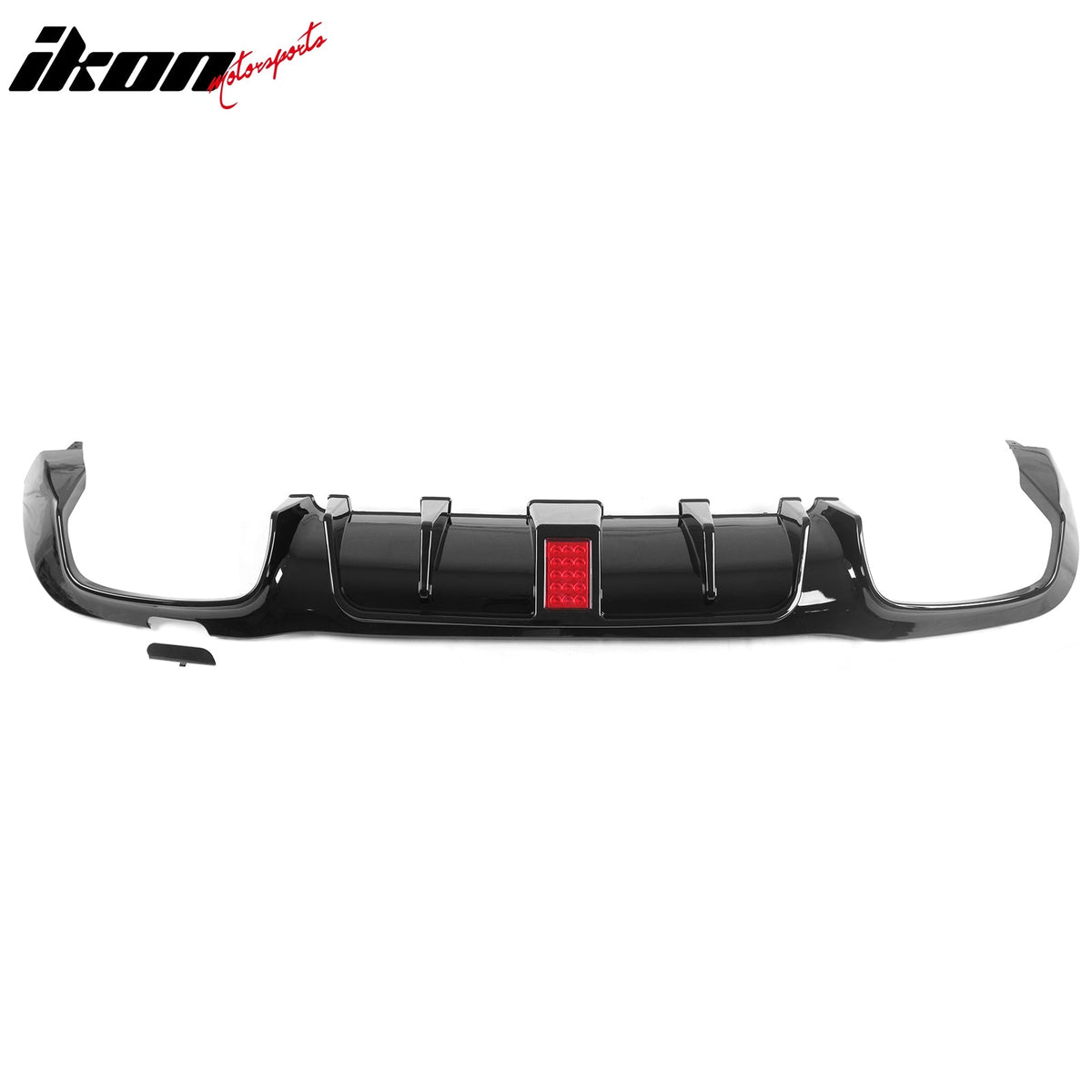 2017-2023 Benz E-Class W213 S213 Brabus BS Style Gloss Black Rear Diffuser PP + Exhaust Tips