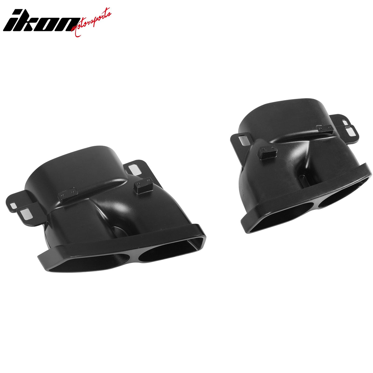 2017-2023 Benz E-Class W213 S213 Brabus BS Style Gloss Black Rear Diffuser PP + Exhaust Tips