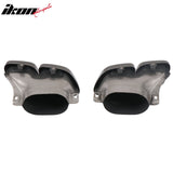 2015-2021 Benz C-Class W205 C63 Edition1 Style Black Rear Diffuser PP + Exhaust Tips