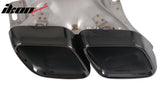 2015-2021 Benz C-Class W205 C63 Edition1 Style Black Rear Diffuser PP + Exhaust Tips